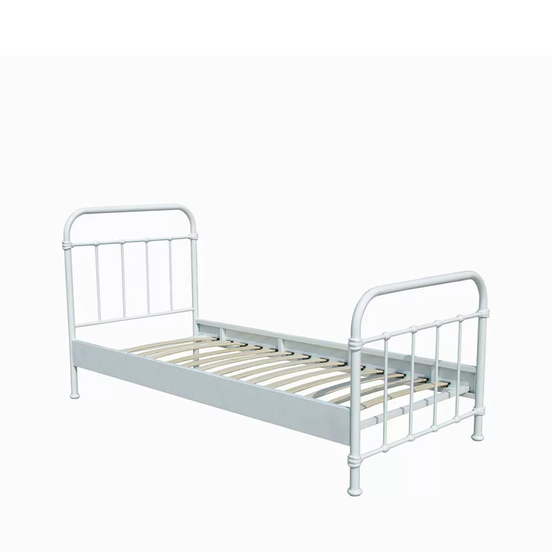 Metallbett in Weiß 90x200 günstig online kaufen