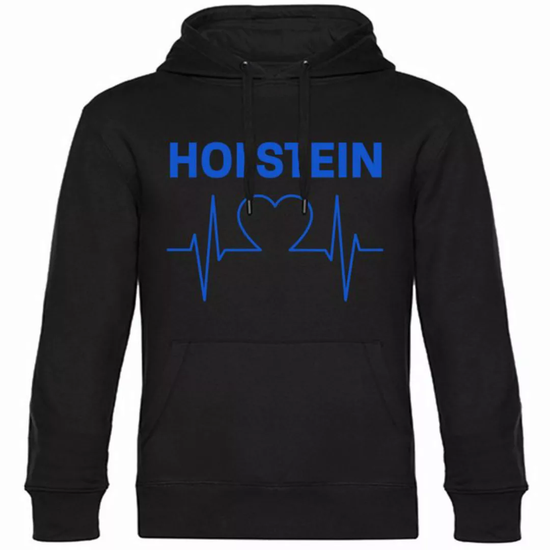 multifanshop Kapuzensweatshirt Holstein - Herzschlag - Hoodie günstig online kaufen