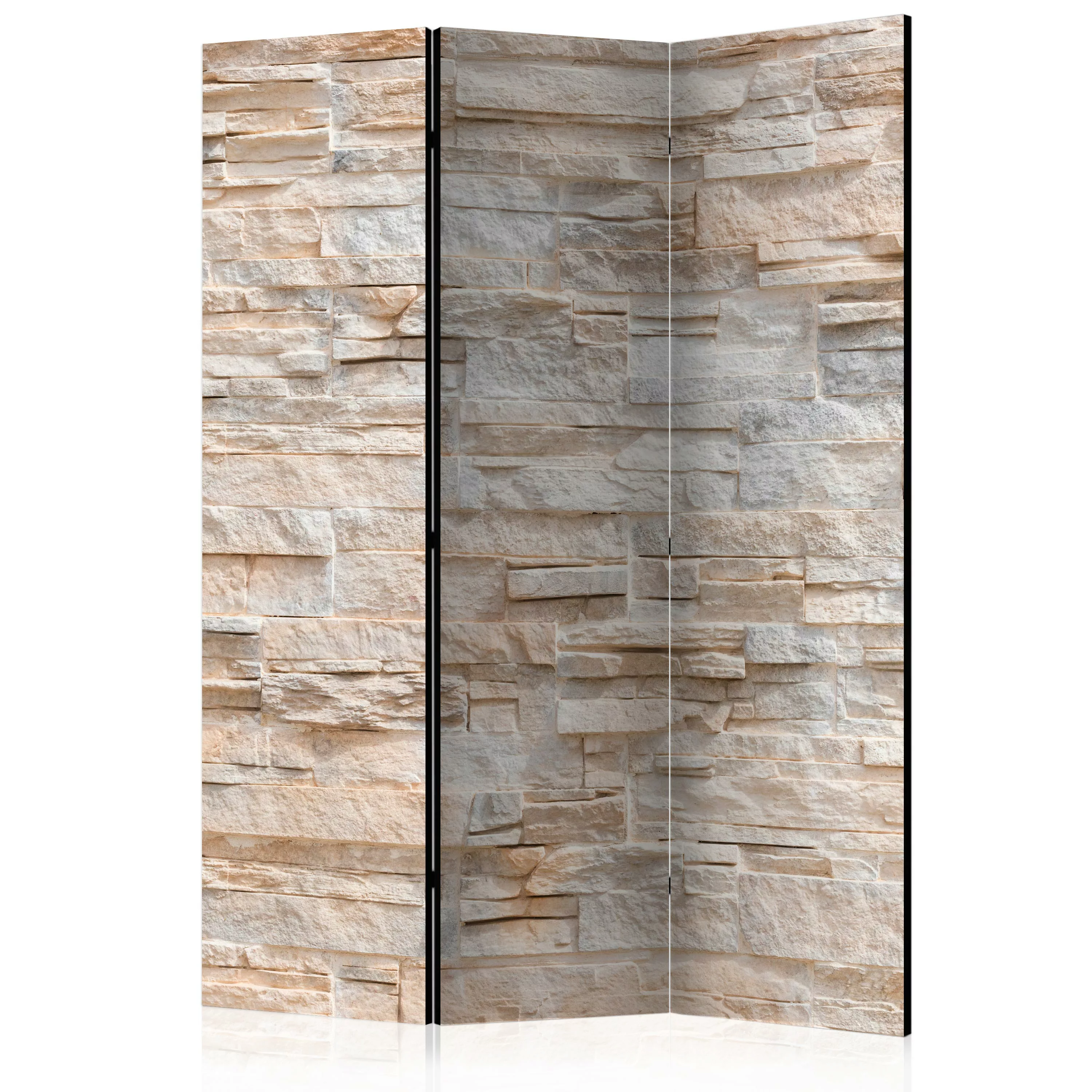 3-teiliges Paravent - Stony Gracefulness [room Dividers] günstig online kaufen