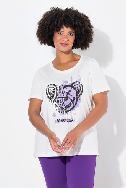 Angel of Style T-Shirt T-Shirt Boxy Fit Teddy-Motiv Halbarm günstig online kaufen