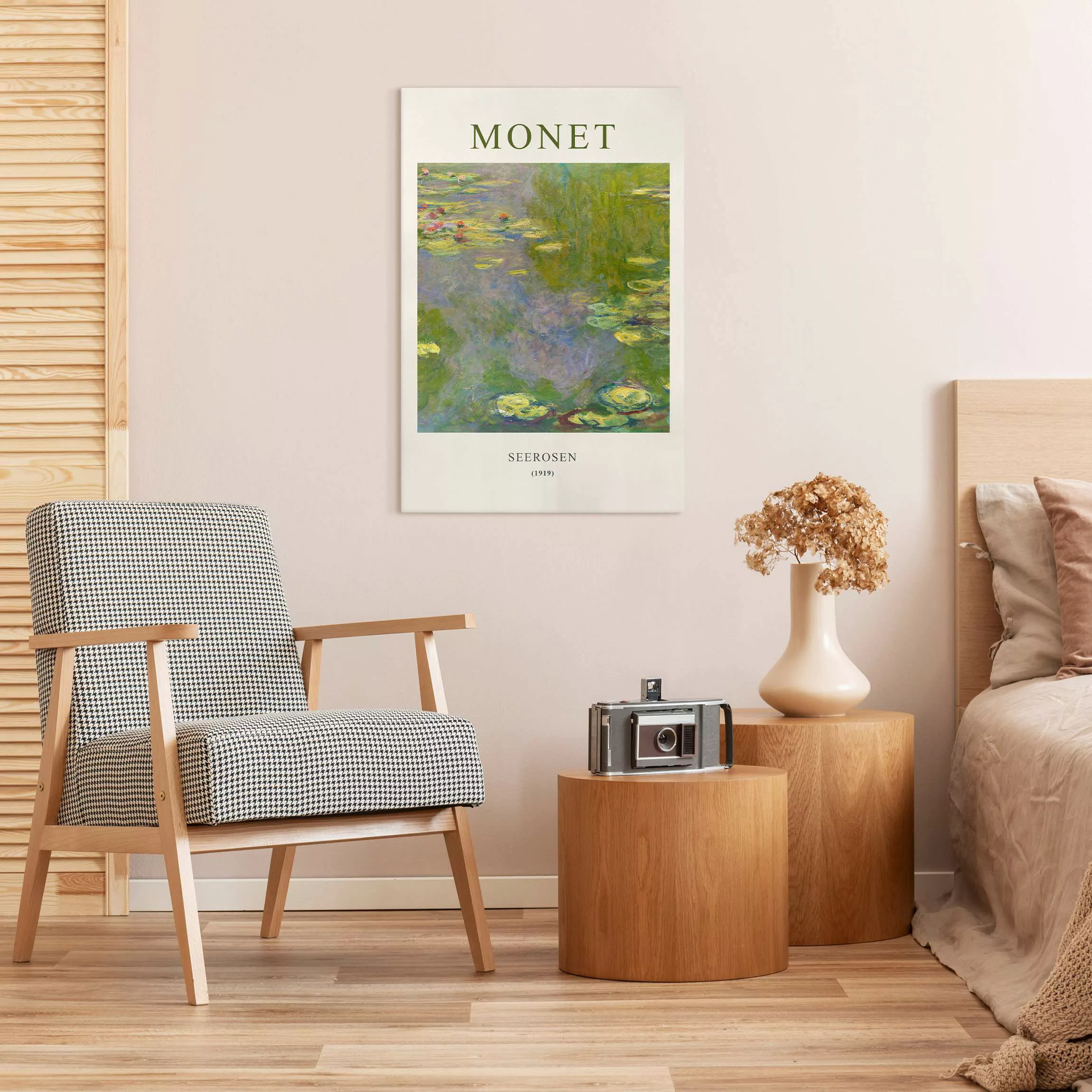 Leinwandbild Claude Monet - Seerosen - Museumsedition günstig online kaufen