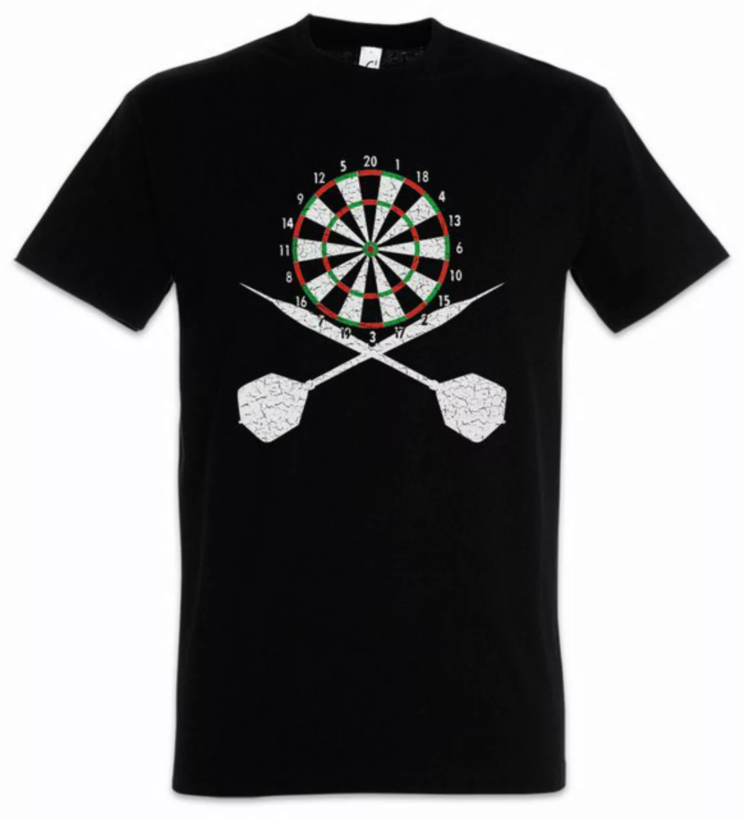 Urban Backwoods Print-Shirt Darts Board And Crossed Dart Herren T-Shirt Pla günstig online kaufen