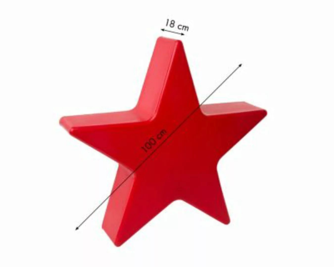 8 seasons design Shining Star Gartenleuchte rot günstig online kaufen