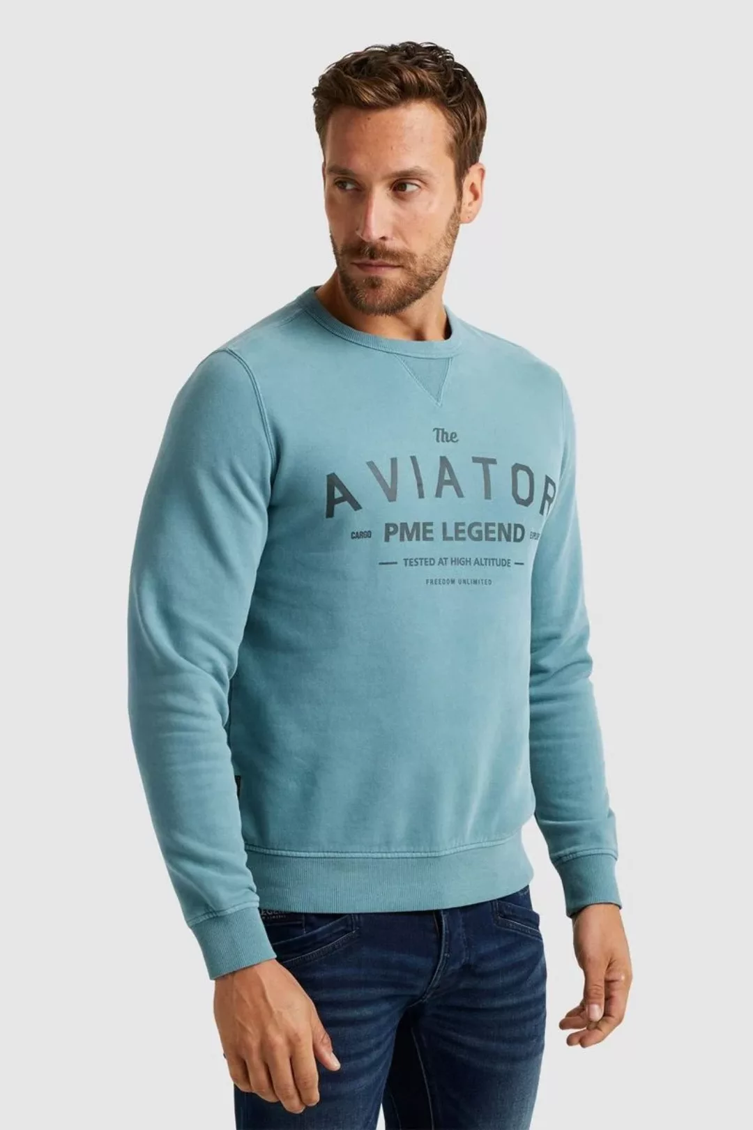 PME Legend Sweater Terry Blau - Größe 3XL günstig online kaufen
