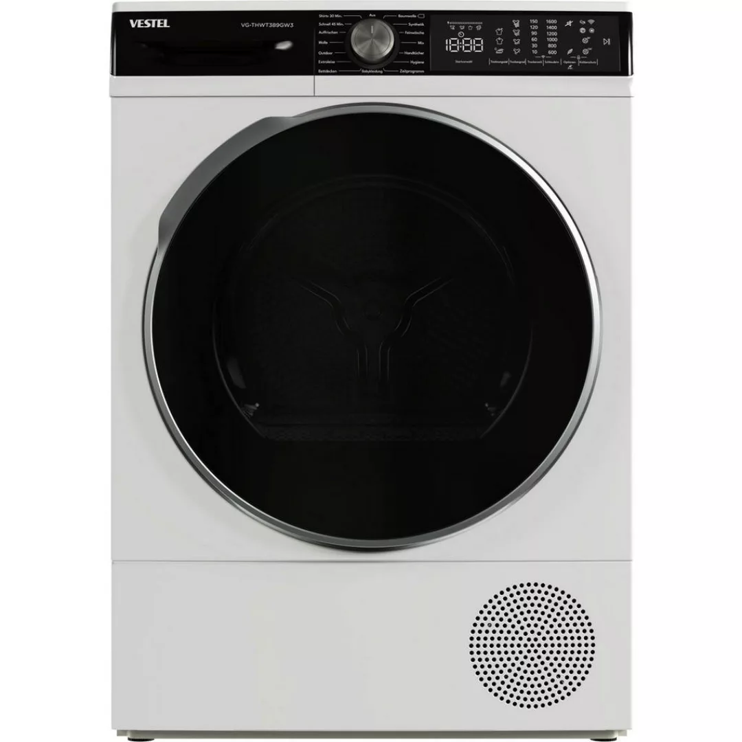 VESTEL Wärmepumpentrockner VG-THWT389GW3 weiß B/H/T: ca. 61x85x60 cm ca. 8 günstig online kaufen