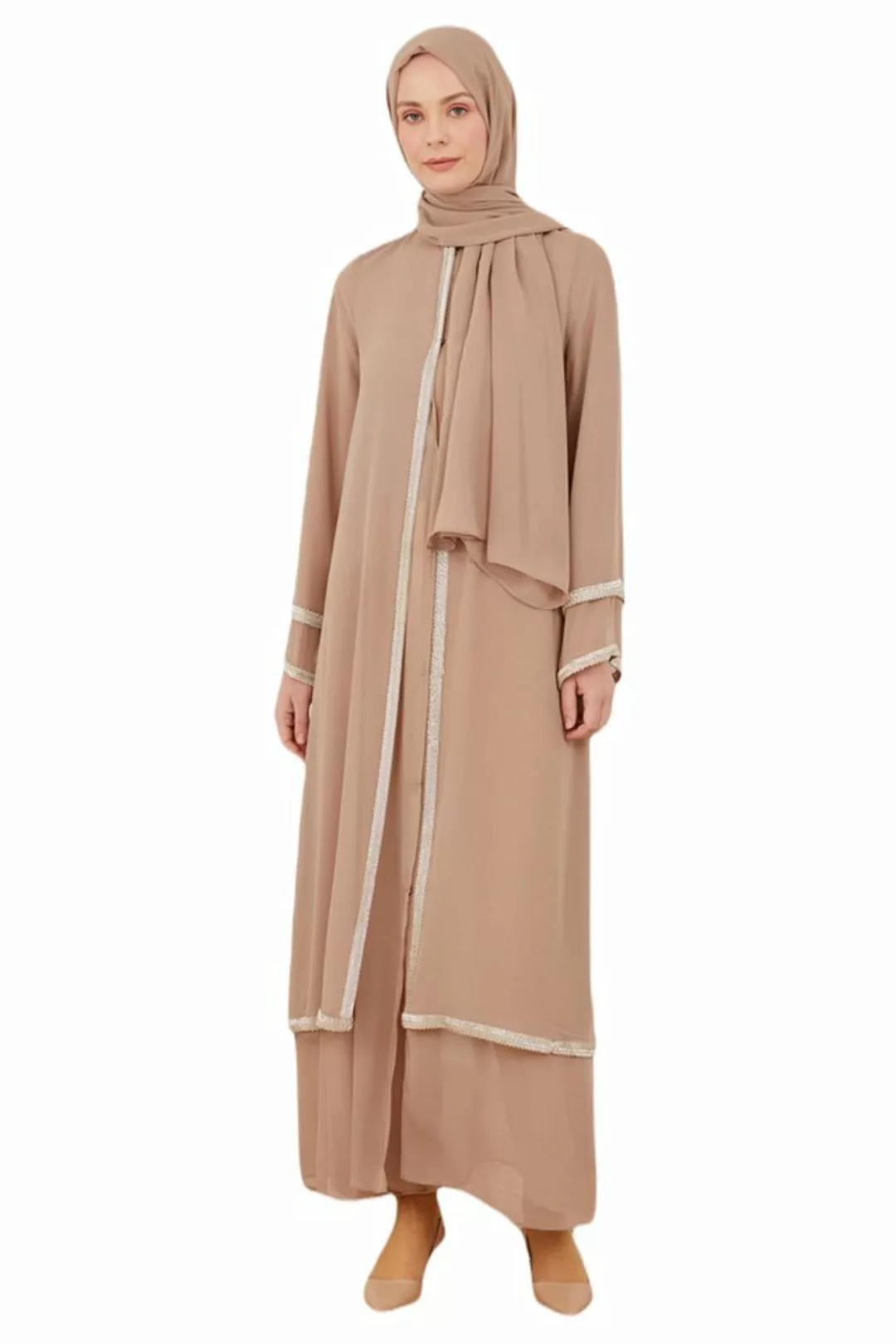 ARMİNE Langjacke Armine Abaya Damen, Hochwertiges Baumwolle, Vorne Offenes günstig online kaufen