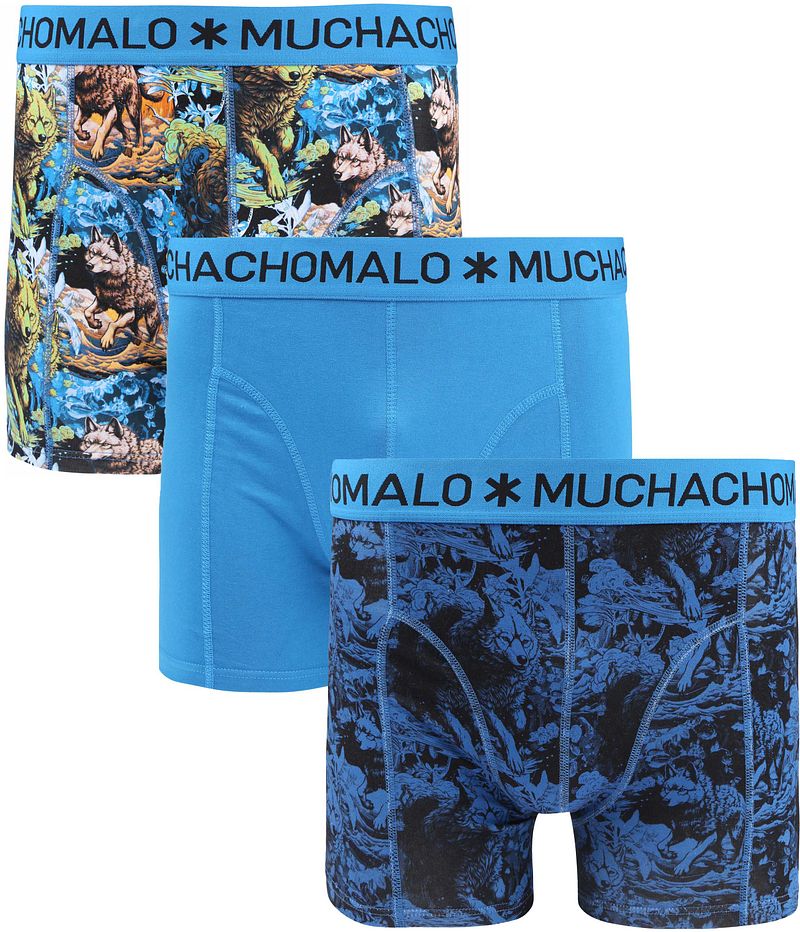 Muchachomalo Boxershorts 3er-Pack Wolfy - Größe M günstig online kaufen