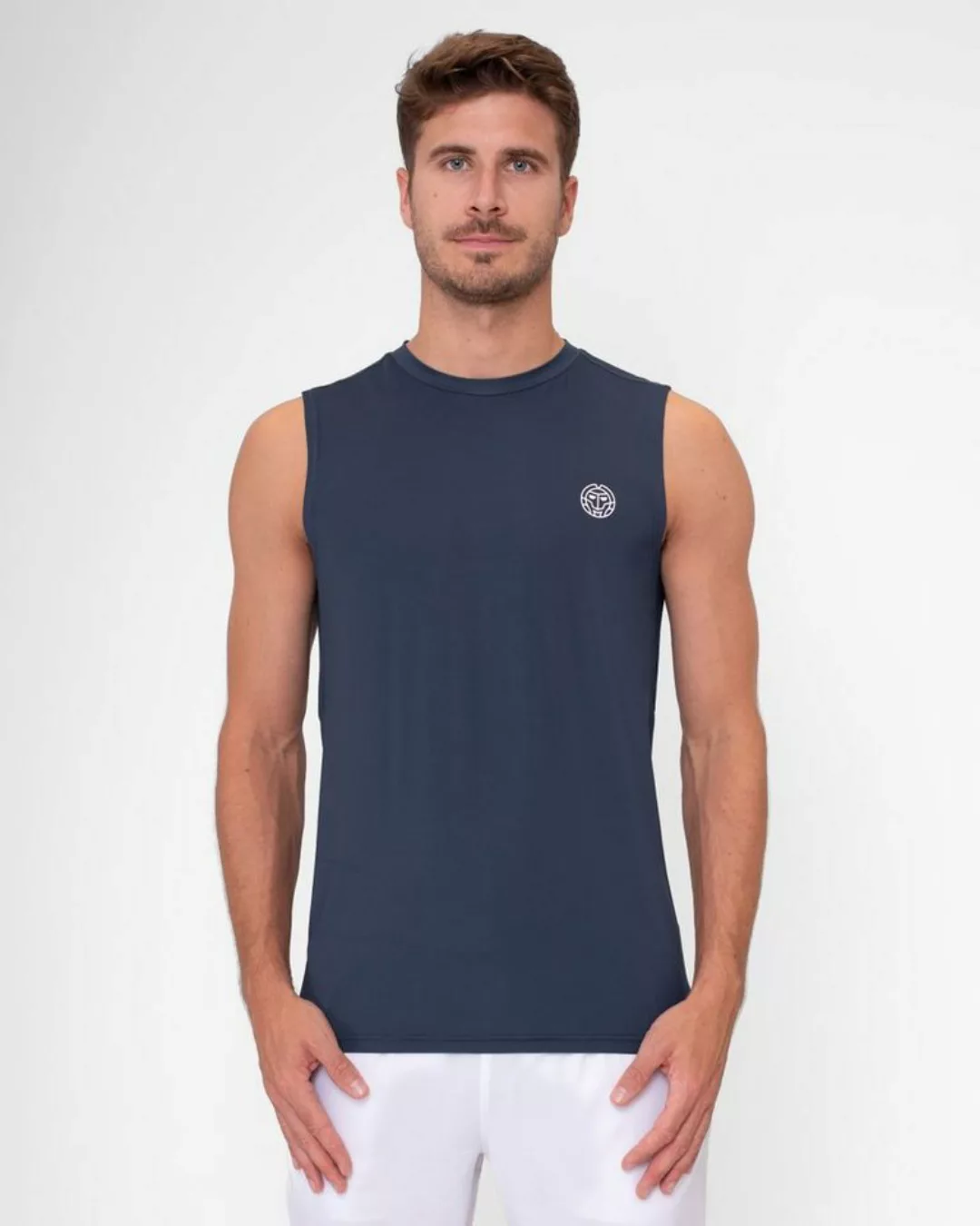 BIDI BADU Tanktop Crew Top für Herren in dunkelblau günstig online kaufen