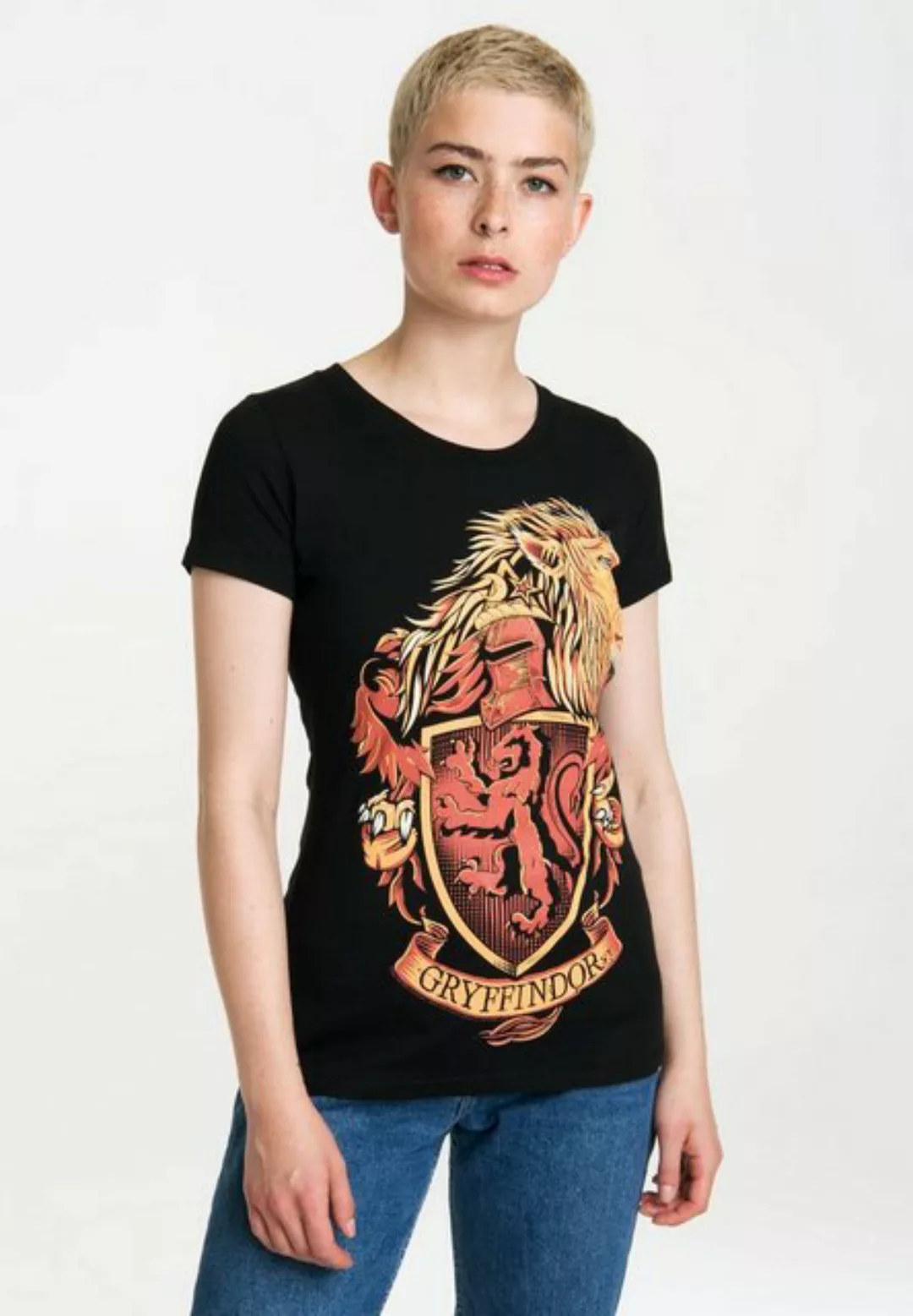 LOGOSHIRT T-Shirt "Gryffindor", mit hochwertigem Siebdruck günstig online kaufen
