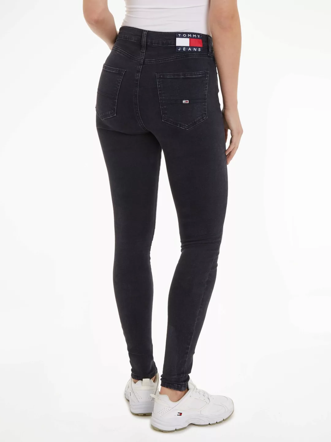 Tommy Jeans Skinny-fit-Jeans Jeans SYLVIA HR SSKN CG4 mit Logobadge und Lab günstig online kaufen