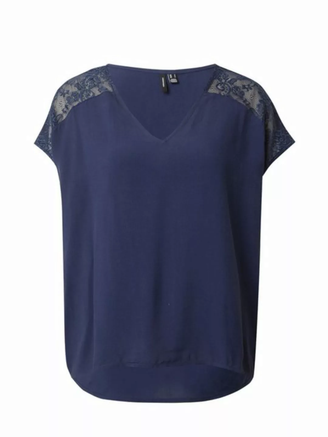 Vero Moda V-Shirt VMRUSK LACE V-NECK SS TOP WVN GA günstig online kaufen