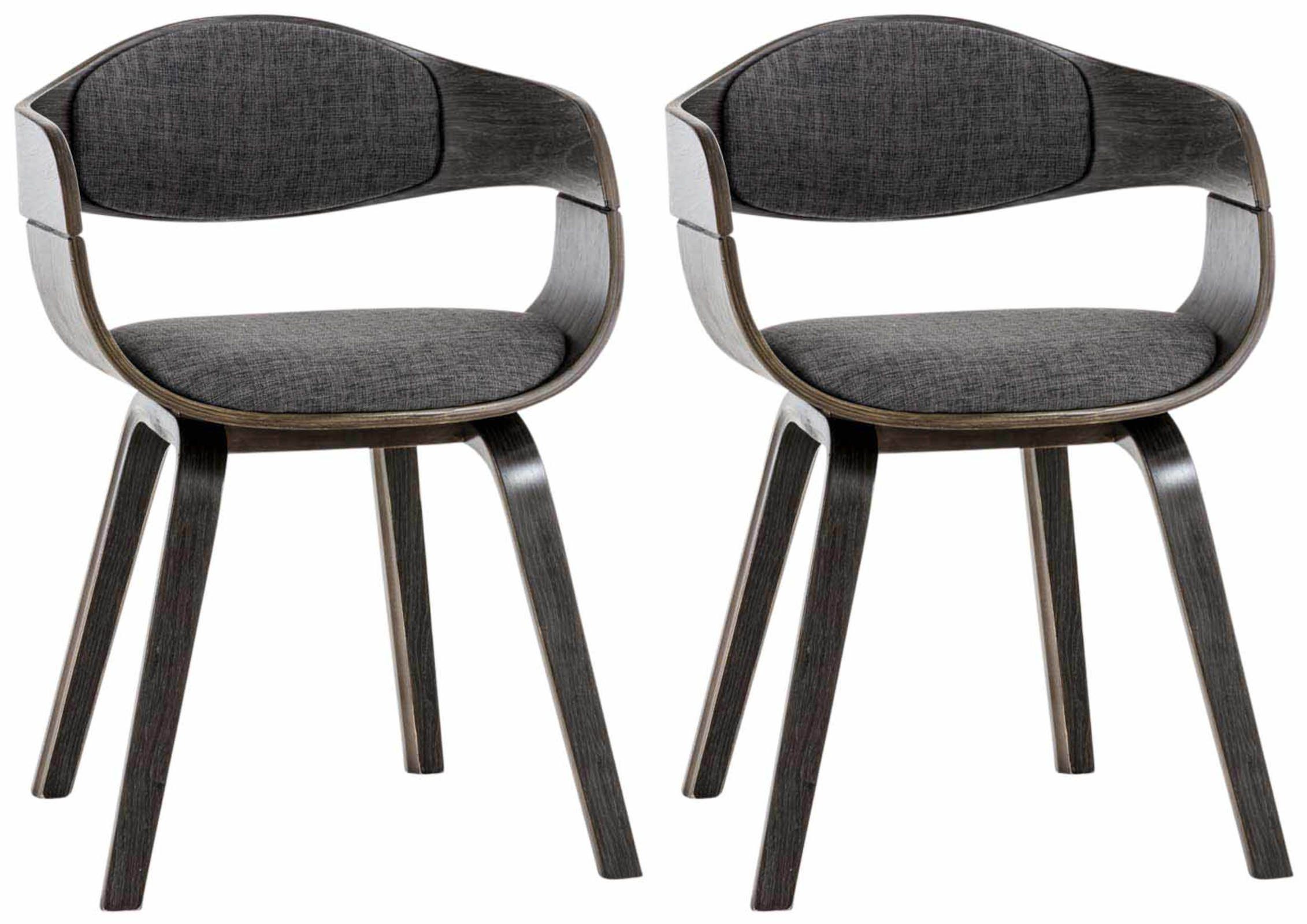 CLP Esszimmerstuhl Kingston Stoff (2er Set), günstig online kaufen