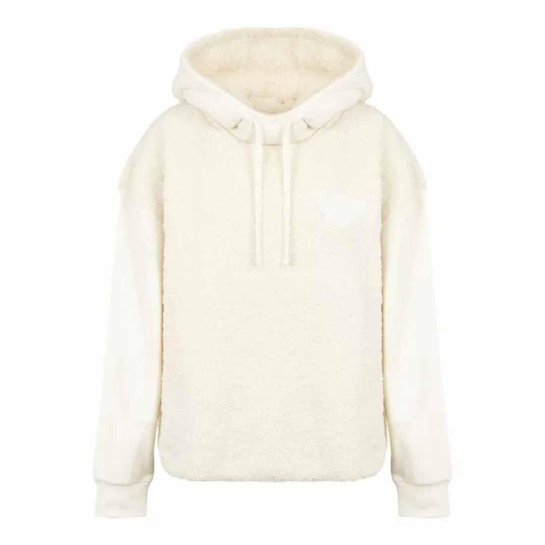 Emporio Armani Kapuzenpullover Sweater with Hood mit Adler-Patch günstig online kaufen