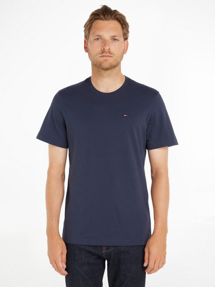 Tommy Jeans T-Shirt TJM ESSENTIAL SOLID TEE Regular Fit mit Rundhalsausschn günstig online kaufen