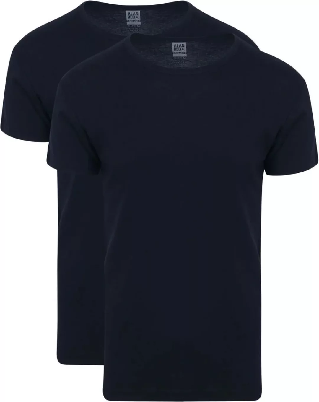 Alan Red Copenhagen T-Shirt Navy 2er-Pack - Größe XXL günstig online kaufen