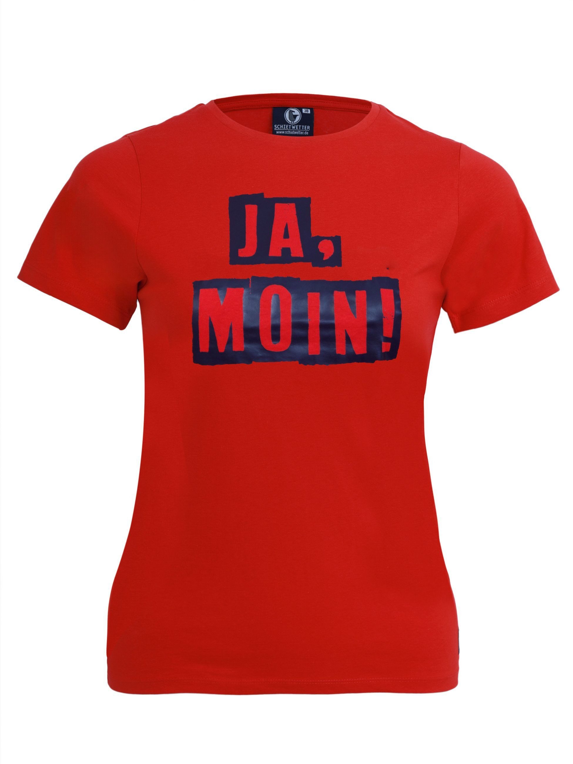 Schietwetter T-Shirt Damen "Ja Moin", 100% günstig online kaufen