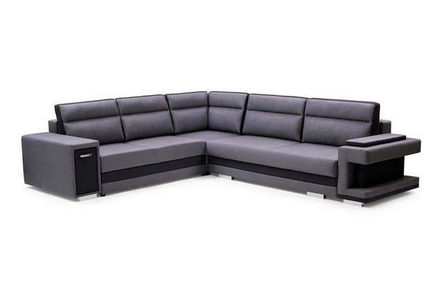 ALTDECOR Ecksofa A3, Couch mit Schlaffunktion, Wohnzimmer - Wohnlandschaft günstig online kaufen