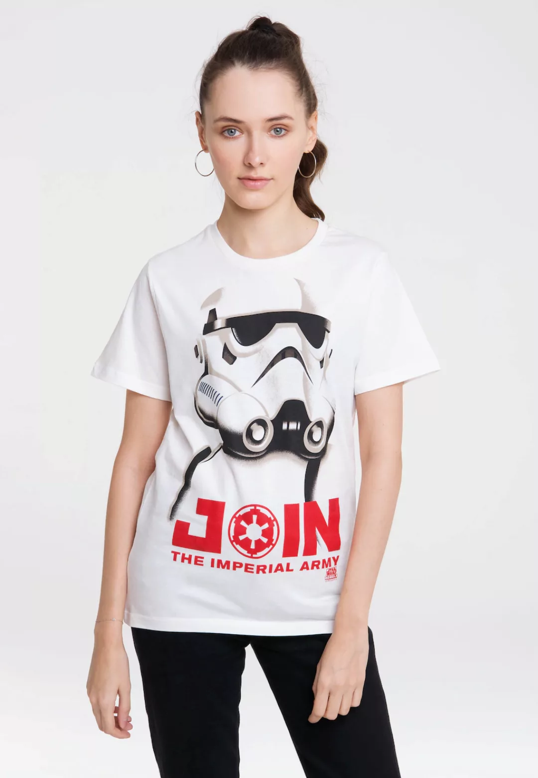 LOGOSHIRT T-Shirt "Stormtrooper - Join The Imperial Army", mit lässigem Fro günstig online kaufen