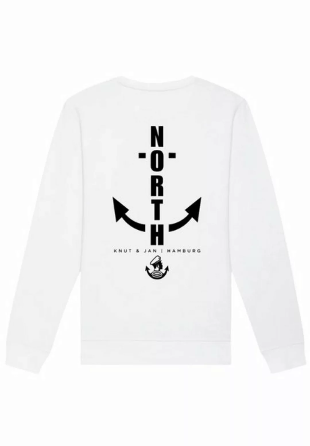 F4NT4STIC Sweatshirt North Anchor Knut & Jan Hamburg Print günstig online kaufen