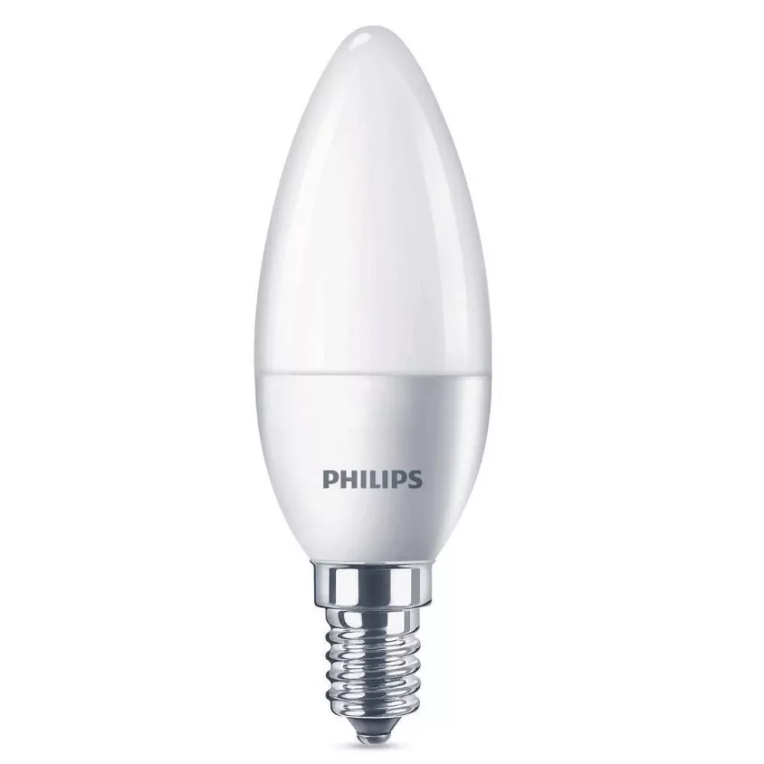 Philips LED Lampe ersetzt 40W, E14 Kerzenform B35, weiß, warmweiß, 470 Lume günstig online kaufen