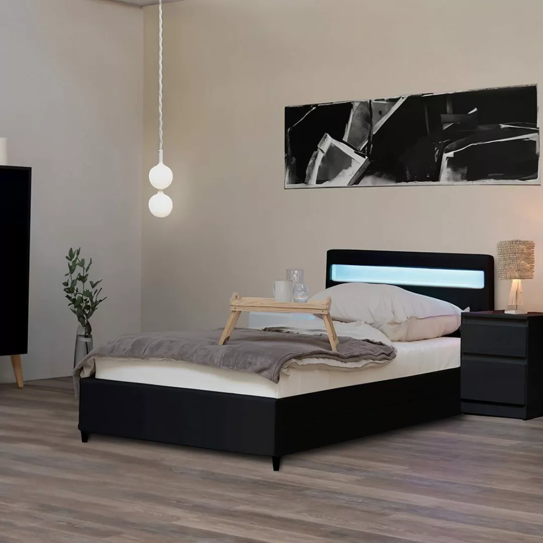 HOME DELUXE Bett LED Bett NUBE günstig online kaufen