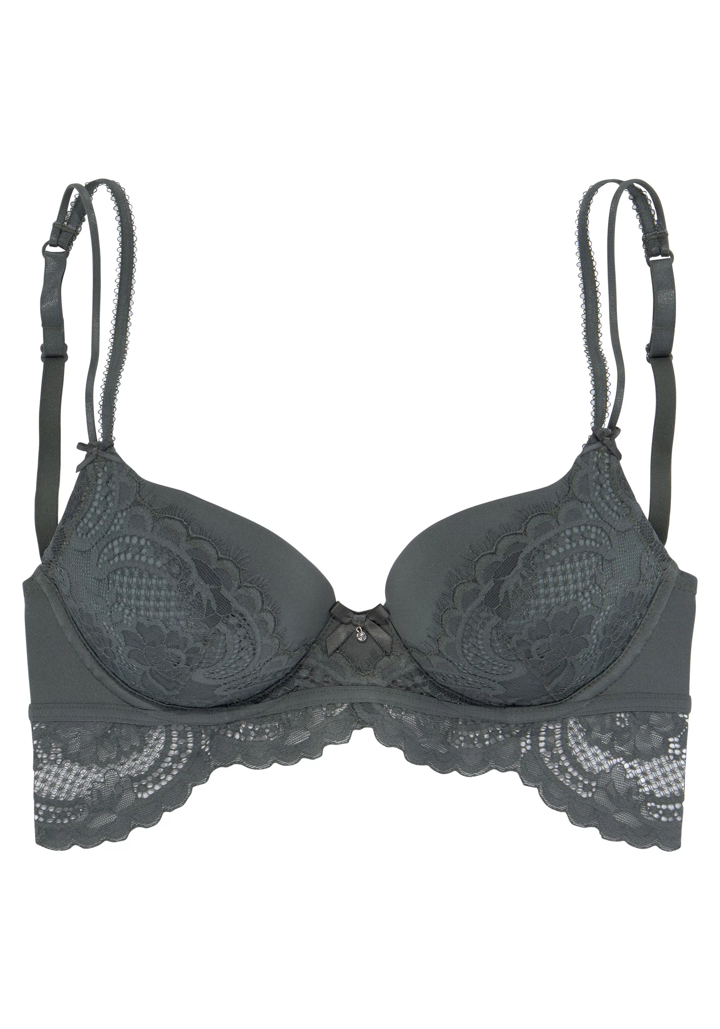 LASCANA Push-up-BH "Valentina", mit extravaganten Spitzendetails, Dessous günstig online kaufen