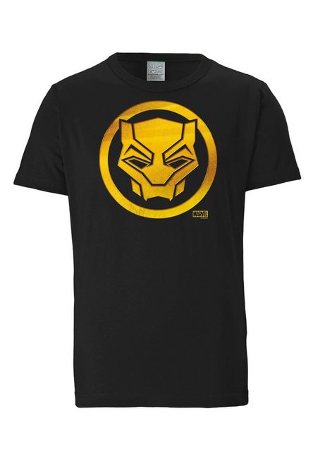 LOGOSHIRT T-Shirt Marvel - Black Panther Logo mit Black Panther-Logo günstig online kaufen