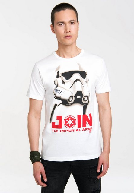 LOGOSHIRT T-Shirt "Stormtrooper - Join the Imperial Army", mit großem Star günstig online kaufen