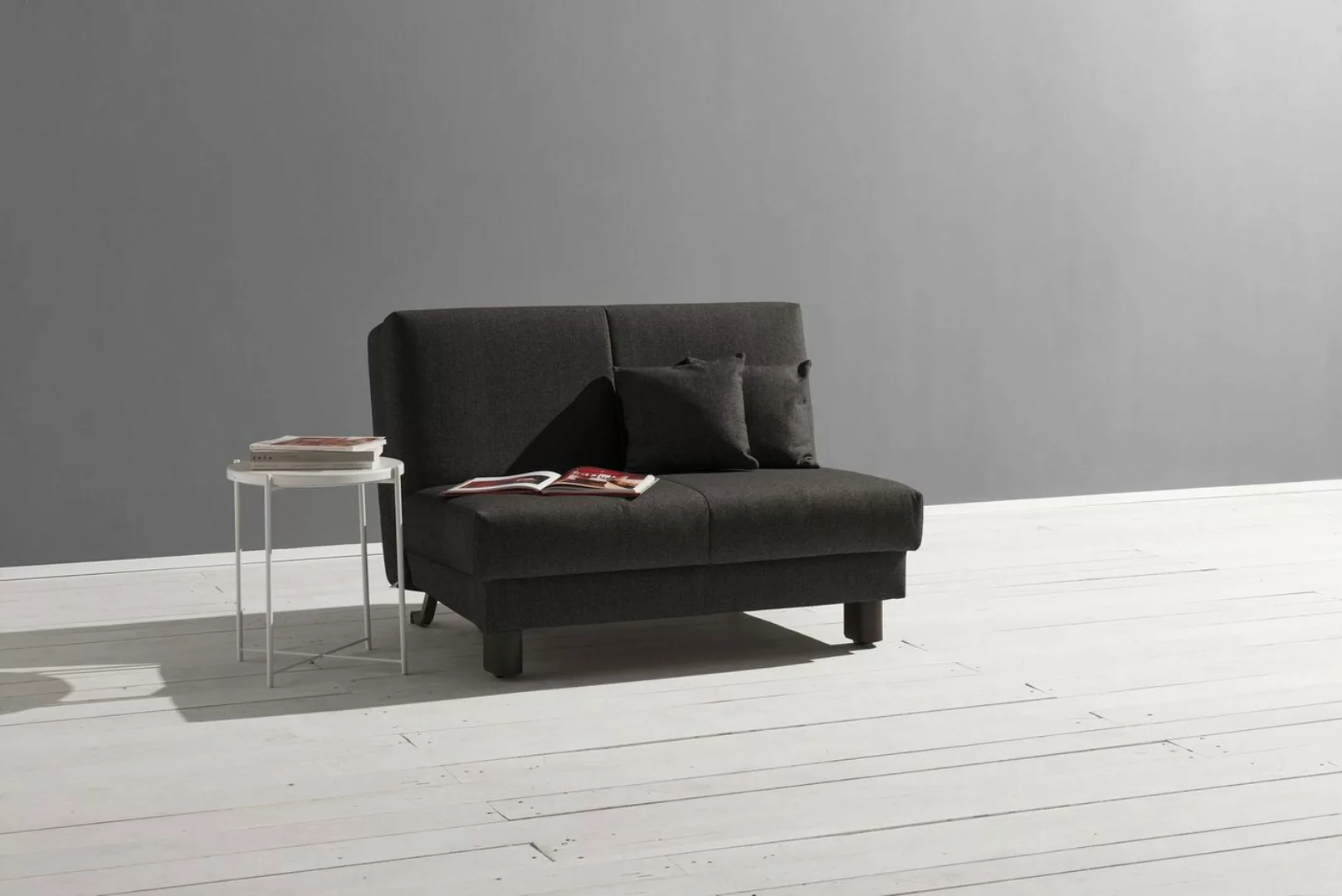 ell + ell Schlafsofa Enny, Liegefläche Breite 120 oder 140 cm, Liegehöhe 45 günstig online kaufen