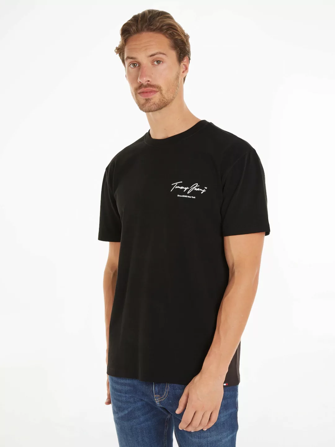 Tommy Jeans Plus T-Shirt TJM REG VINTAGE DNA TEE EXT Große Größen mit Backp günstig online kaufen