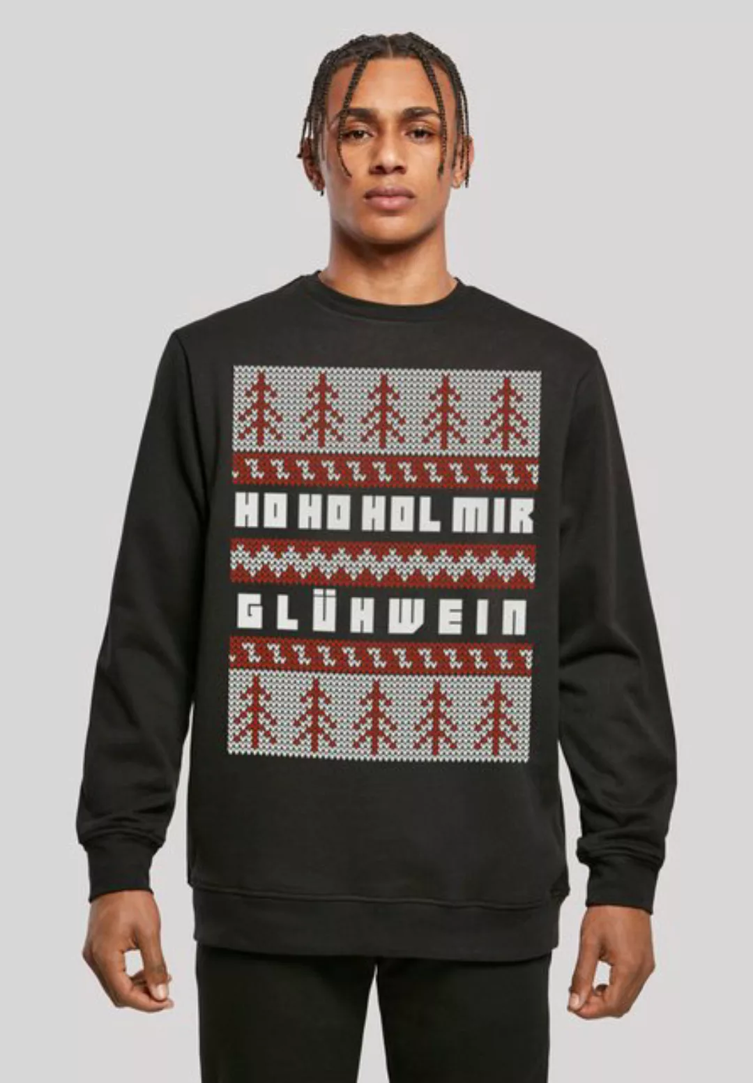 F4NT4STIC Kapuzenpullover Ho Ho Hol mir Glühwein Weihnachten Print günstig online kaufen