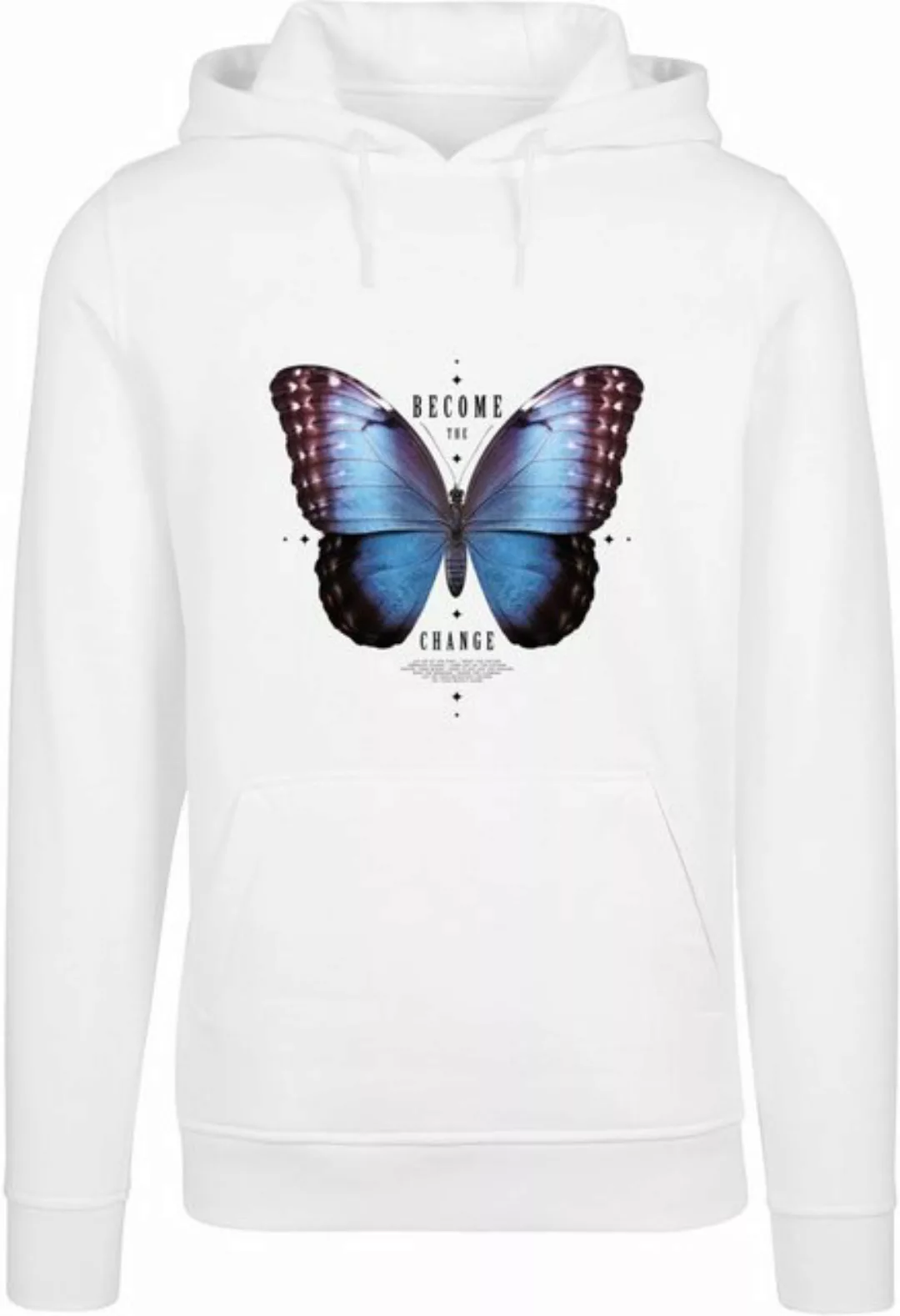 Mister Tee Kapuzenpullover Become The Change Butterfly Hoody günstig online kaufen
