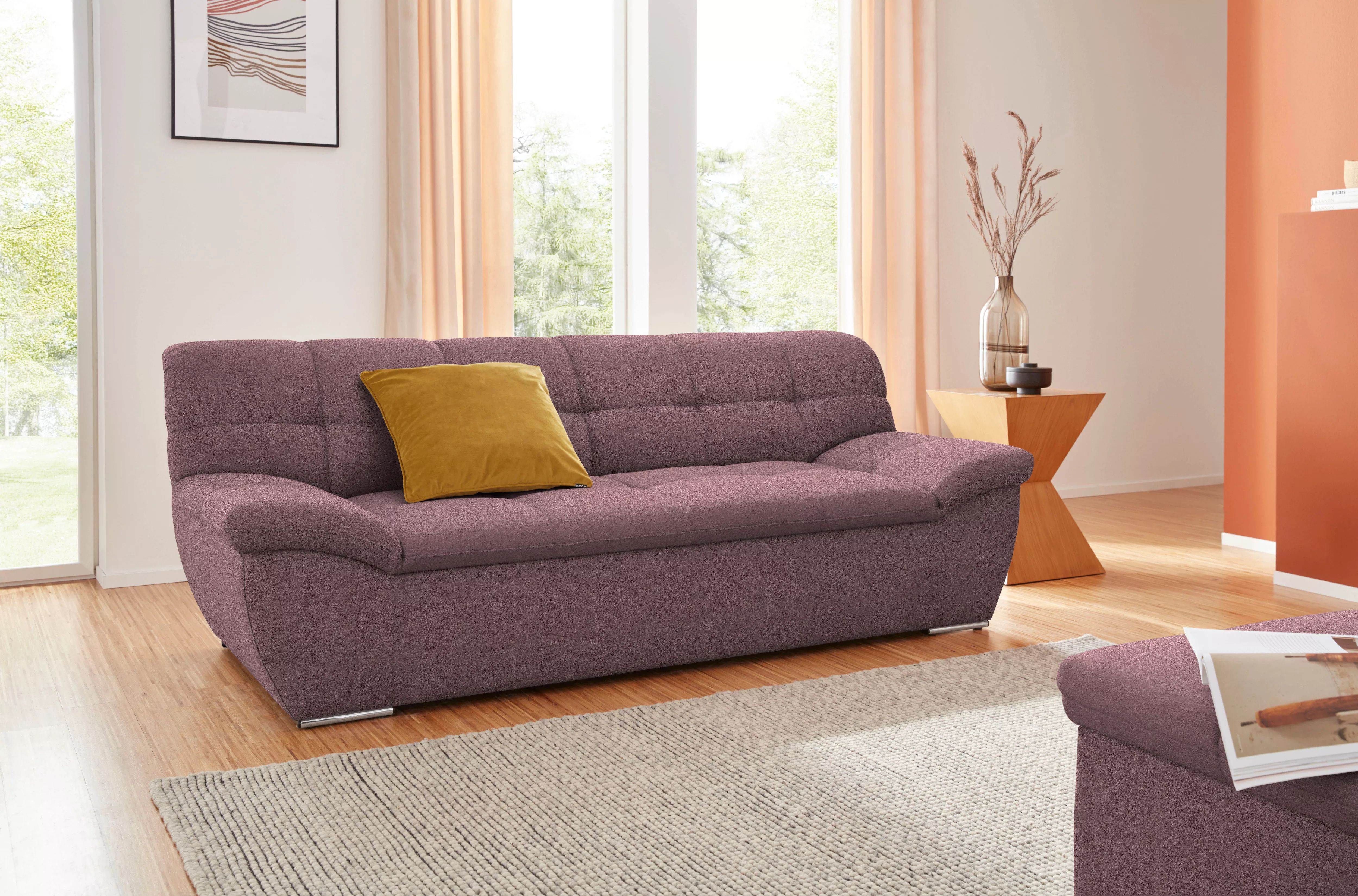 DOMO collection 2-Sitzer "Lagoa, moderne Sitzheftung, bequem und komfortabe günstig online kaufen