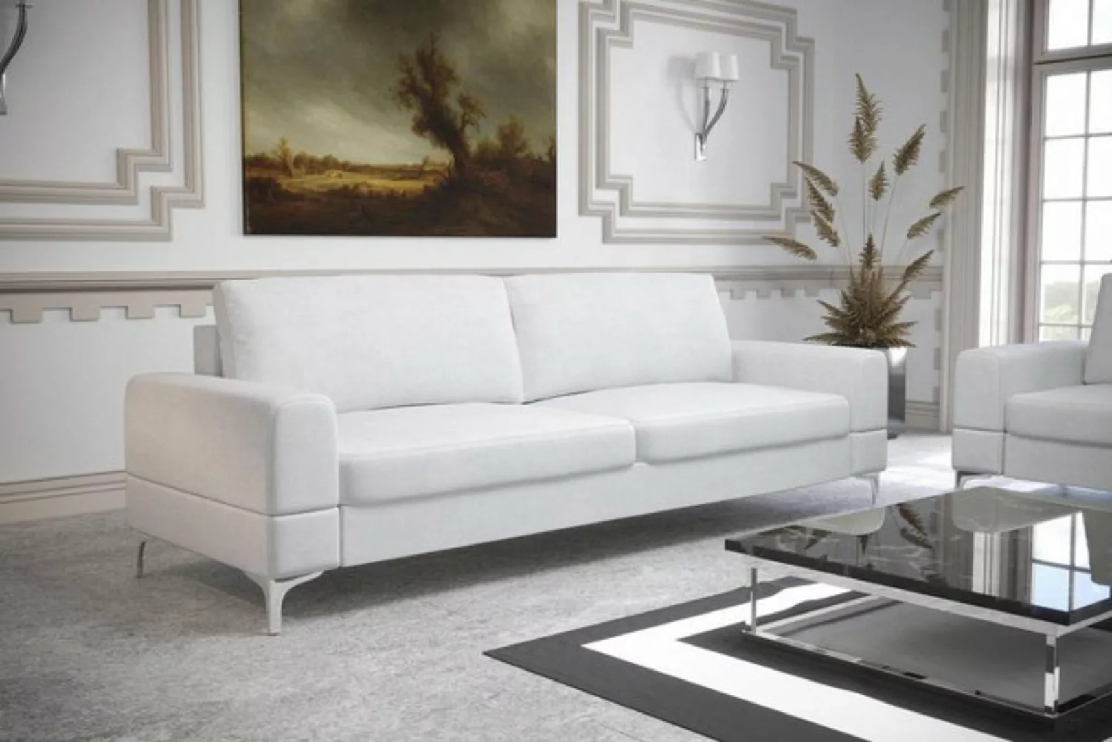 Xlmoebel Sofa Elegantes Luxus-Design Zweisitzer-Sofa mit moderner Polsterun günstig online kaufen