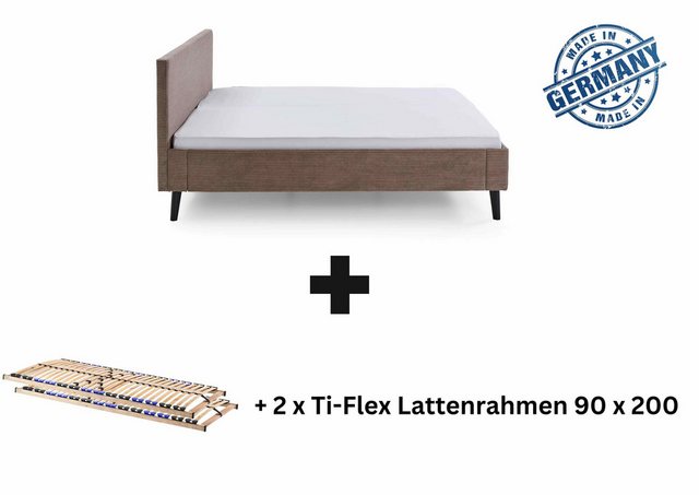 Aileenstore Polsterbett Viola, Doppelbett 180x200 cm mit Lattenrahmen,Ehebe günstig online kaufen