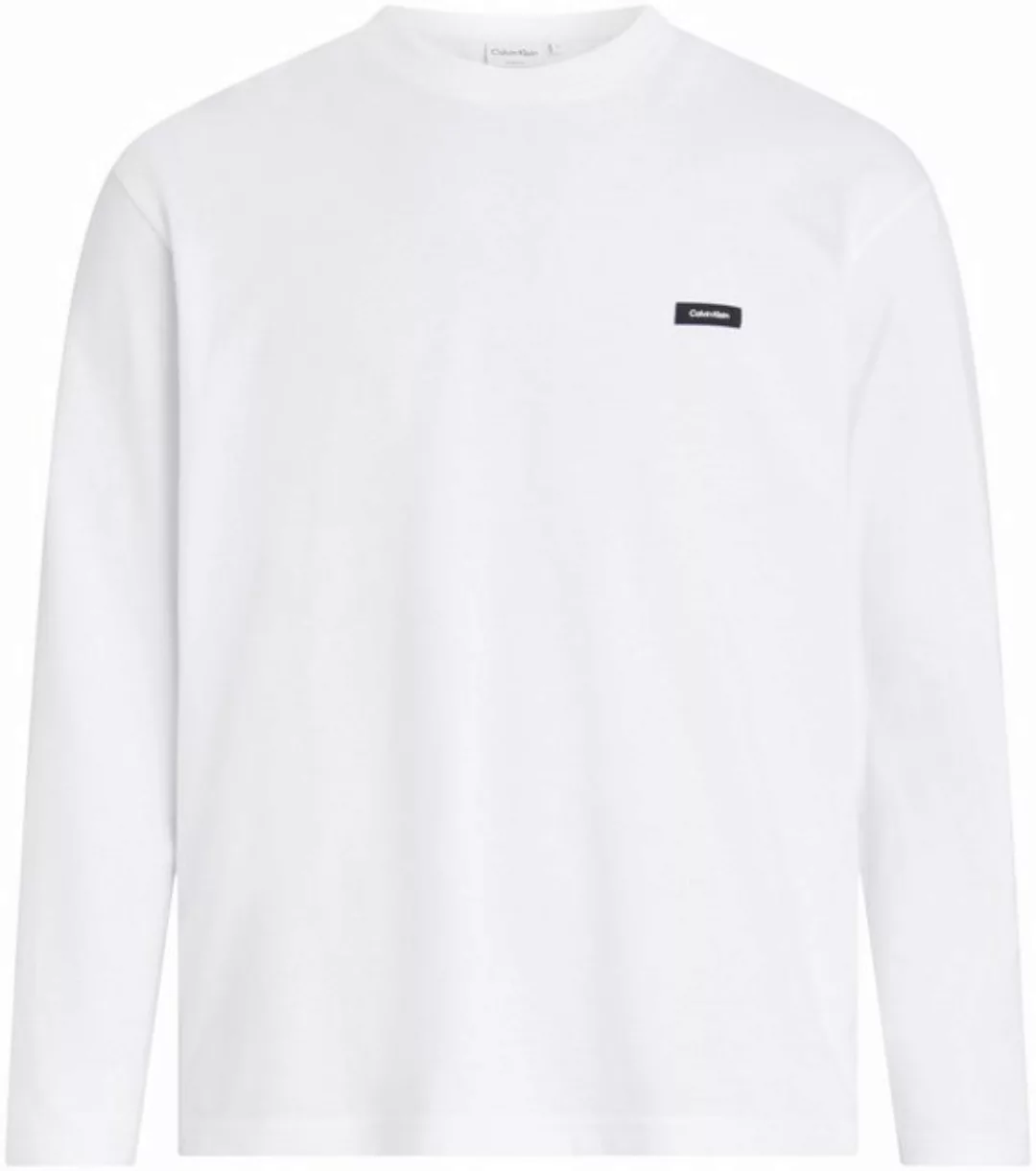 Calvin Klein Langarmshirt COTTON COMFORT LS T-SHIRT mit Logopatch günstig online kaufen