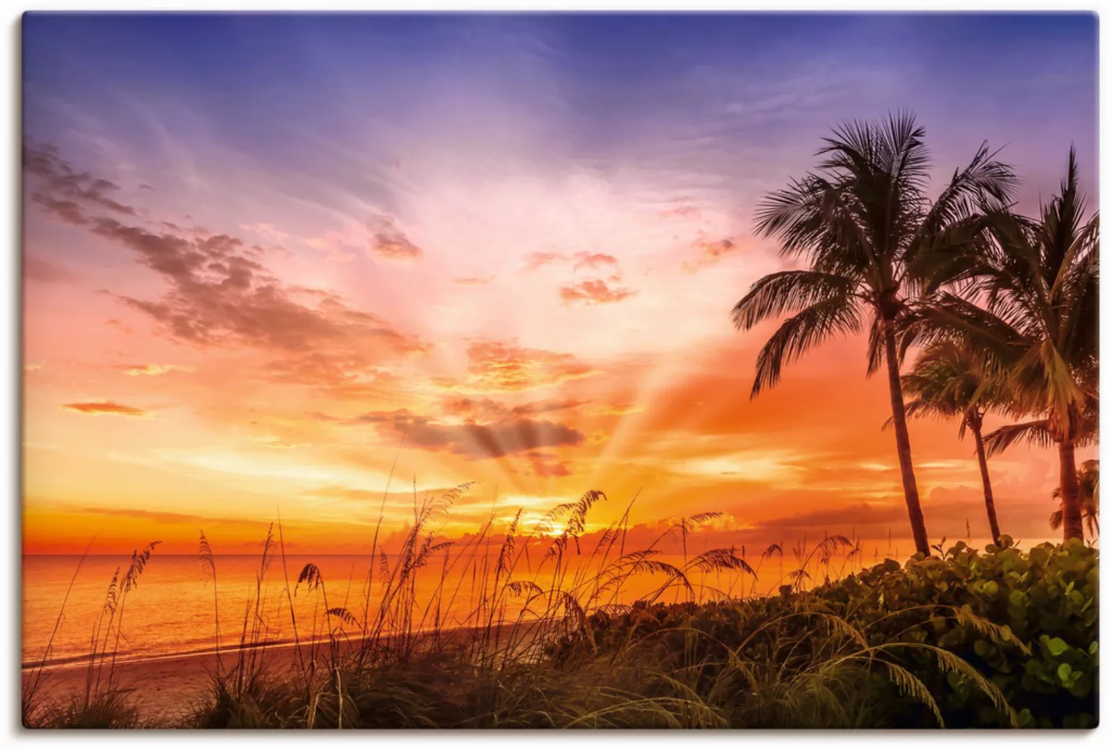 • Artland Wandbild "BONITA BEACH Malerischer Sonnenuntergang", (1 St.), in günstig online kaufen