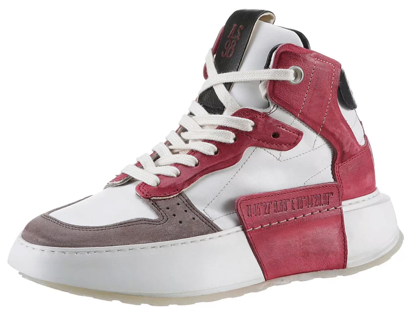 A.S.98 Plateausneaker "Hilfi", Schnürschuh, High Top-Sneaker, Chunky Boot m günstig online kaufen