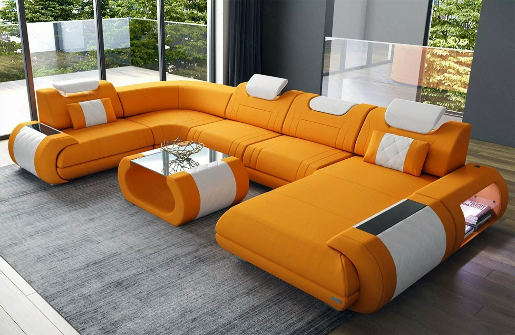 Sofa Dreams Wohnlandschaft Polster Stoff Sofa Rimini U Form M Mikrofaser St günstig online kaufen