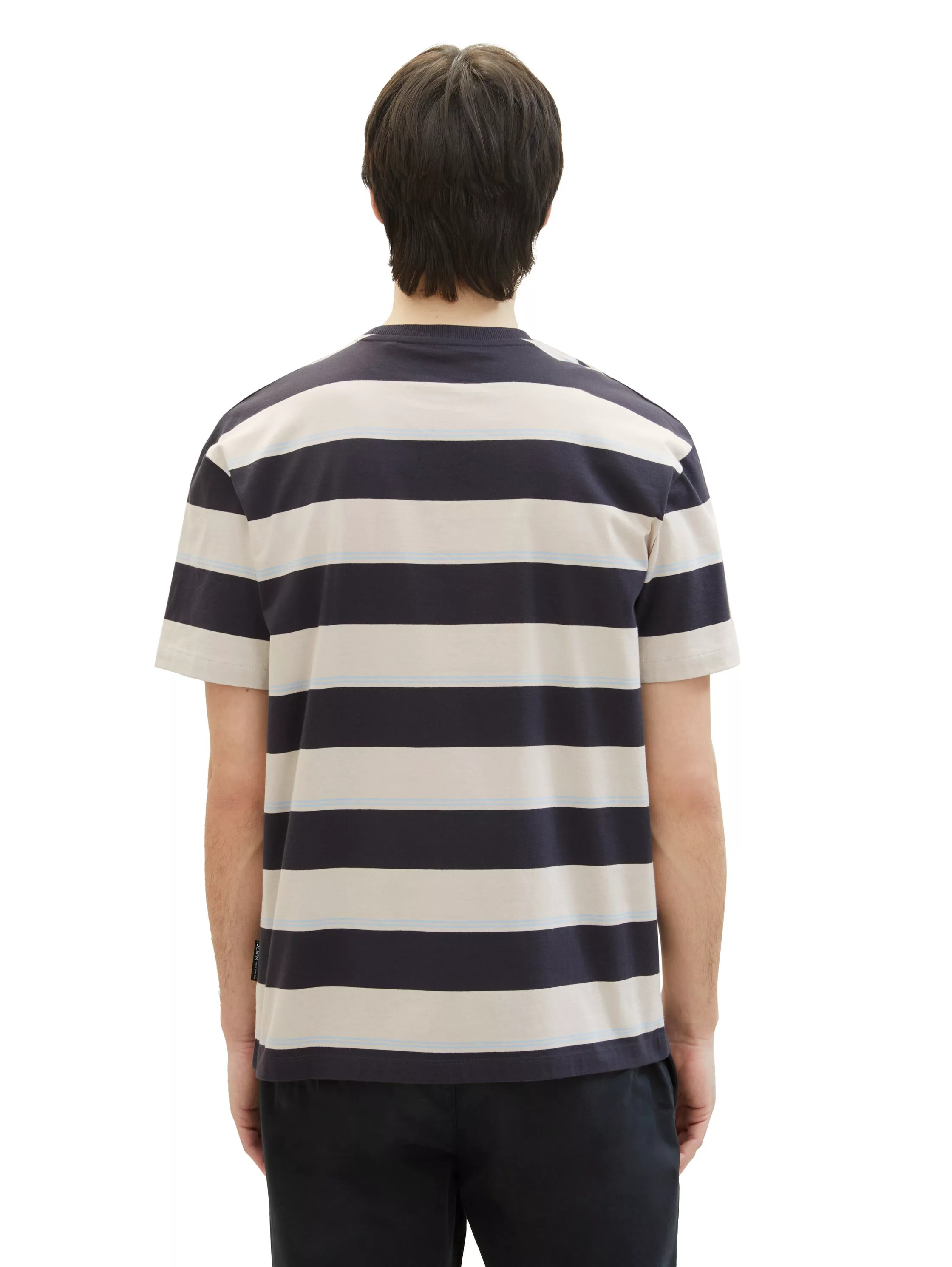 TOM TAILOR Denim T-Shirt in Streifen-Optik günstig online kaufen