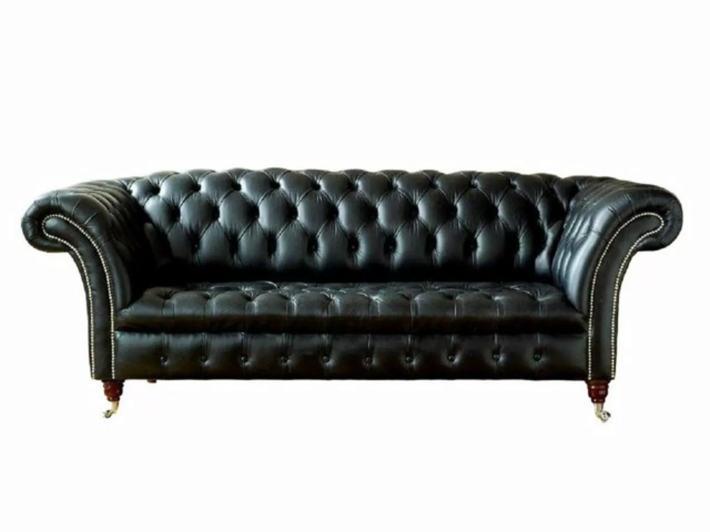 JVmoebel 3-Sitzer Chesterfield design luxus Sofa Polster Couch Kunstleder, günstig online kaufen