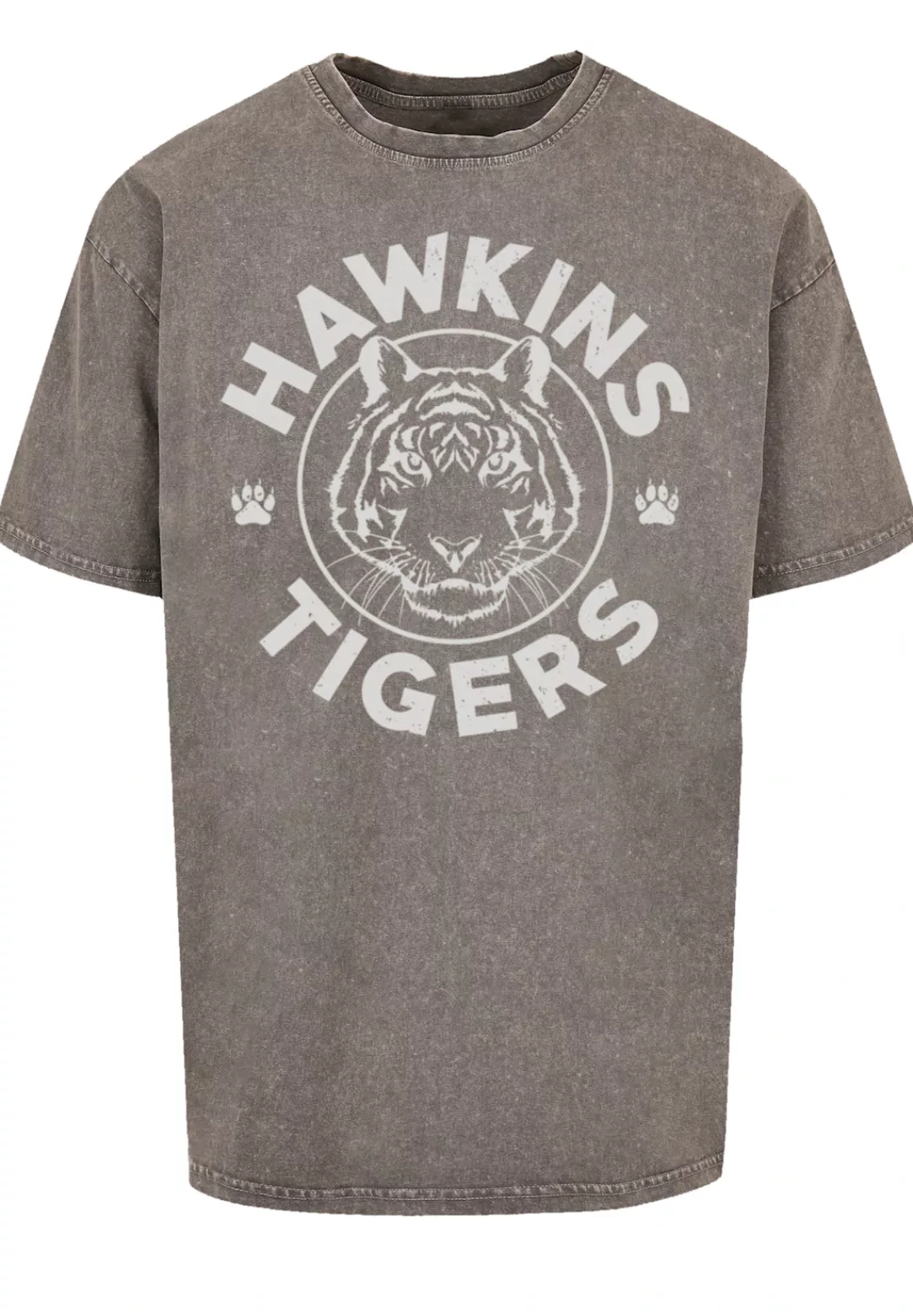 F4NT4STIC T-Shirt "Stranger Things Hawkins Grey Tiger Netflix", Premium Qua günstig online kaufen