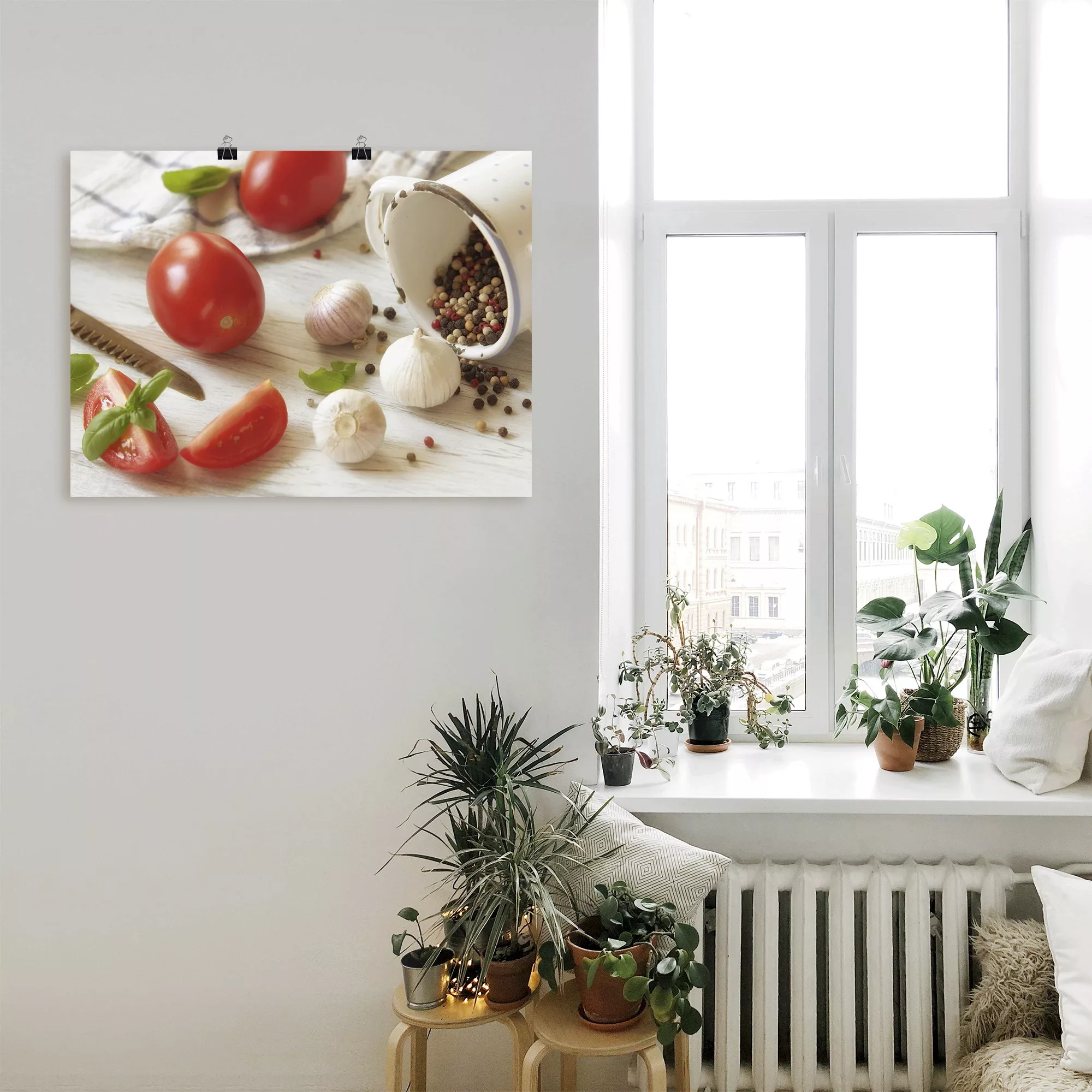 Artland Wandbild "Frische Küche", Lebensmittel, (1 St.), als Leinwandbild, günstig online kaufen