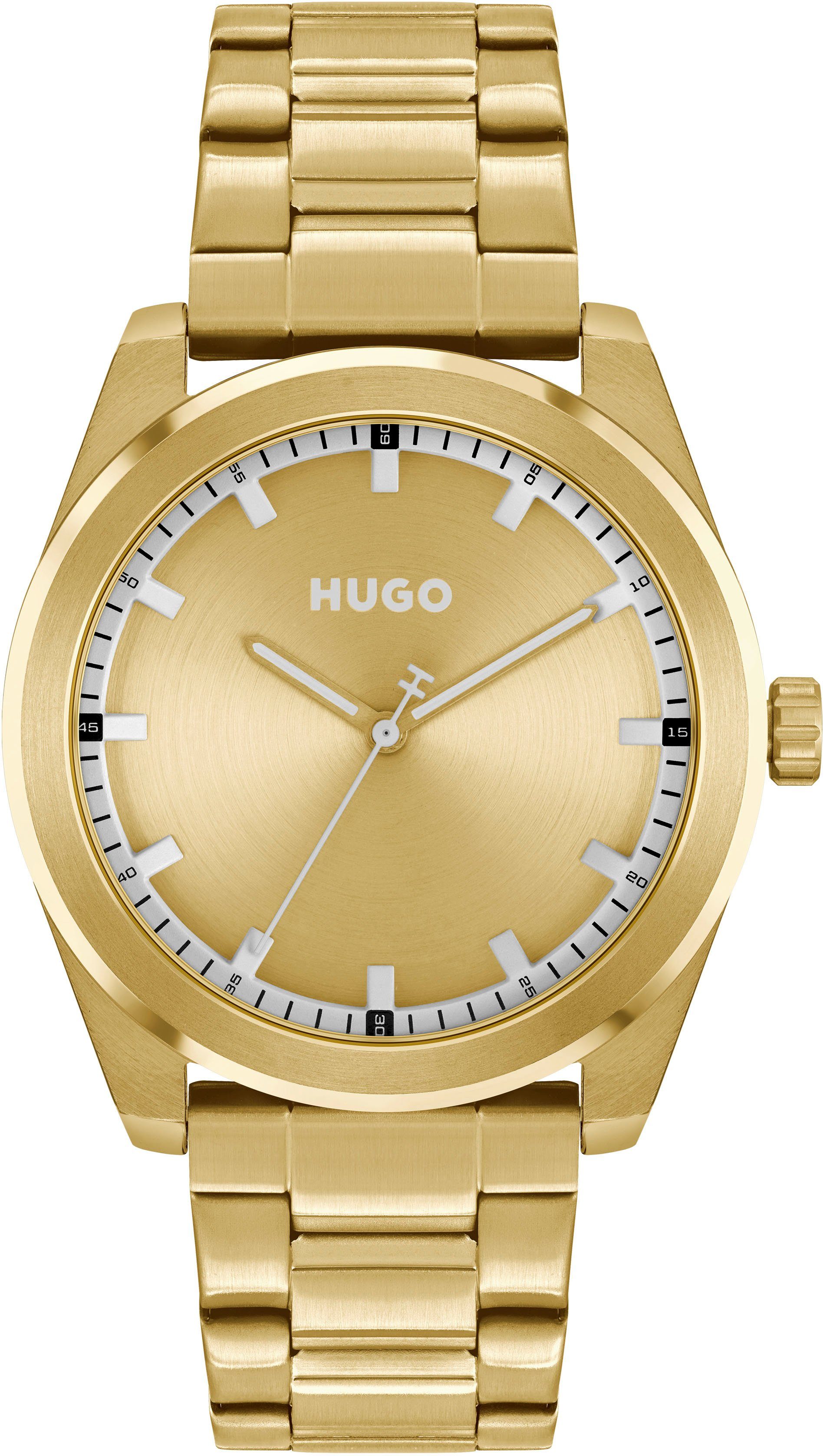 HUGO Quarzuhr #BRIGHT 1530354, Armbanduhr, Herrenuhr, günstig online kaufen