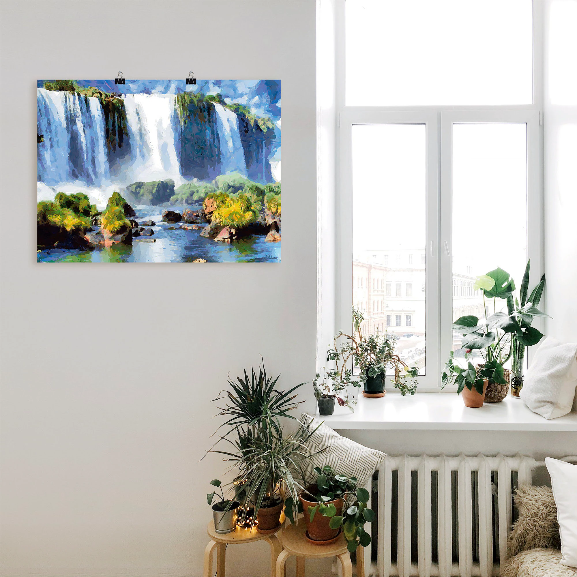 Artland Poster "Iguazu Wasserfälle II", Wasserfallbilder, (1 St.), als Alub günstig online kaufen