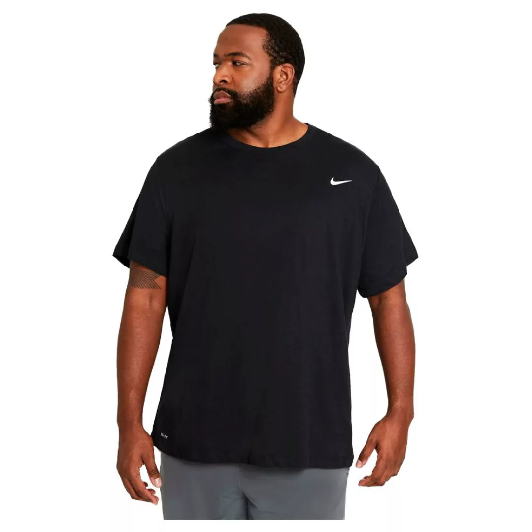 Nike Dri Fit Kurzarm T-shirt L Black / White günstig online kaufen