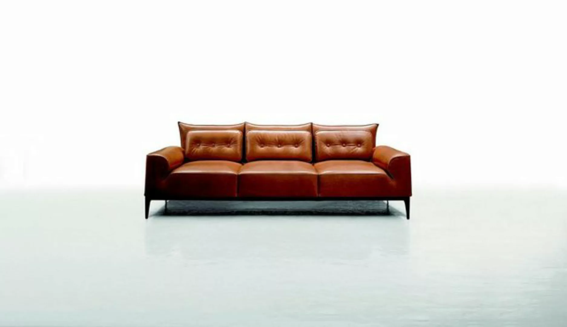 JVmoebel Sofa Garnitur Sessel Sofas Sofagarnitur 3+1 Sitzer Braun Wohnzimme günstig online kaufen