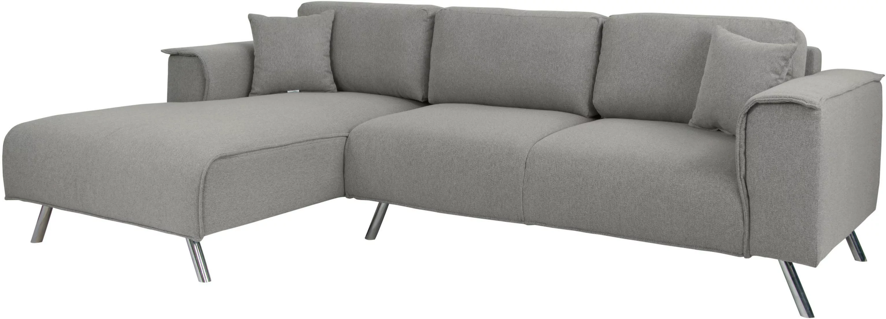 INOSIGN Ecksofa "Malaga L-Form", Deckenoptik auf Recamiere und Armlehne günstig online kaufen