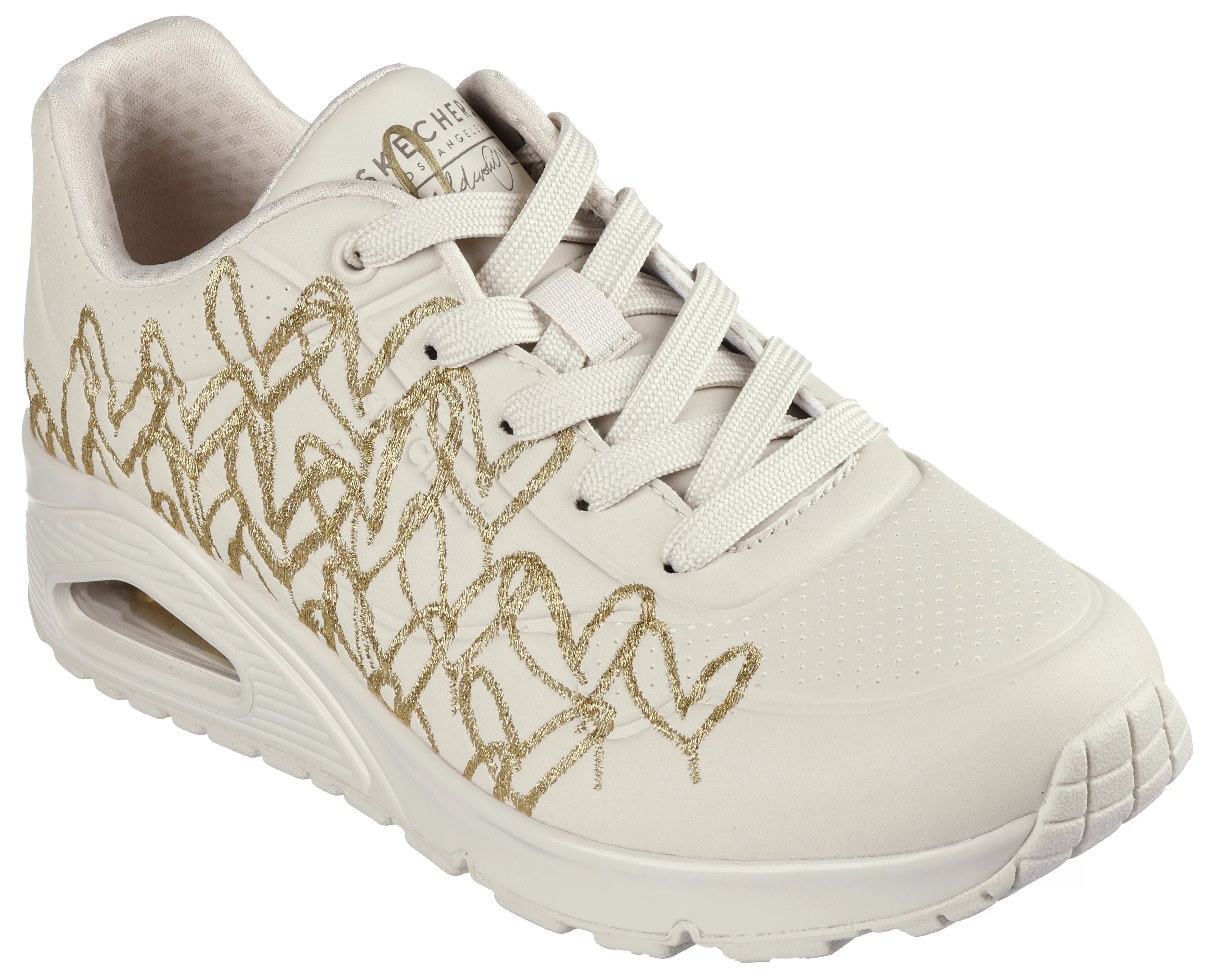 Skechers Sneaker "UNO-GOLDEN HEART", Freizeitschuh, Halbschuh, Schnürschuh günstig online kaufen