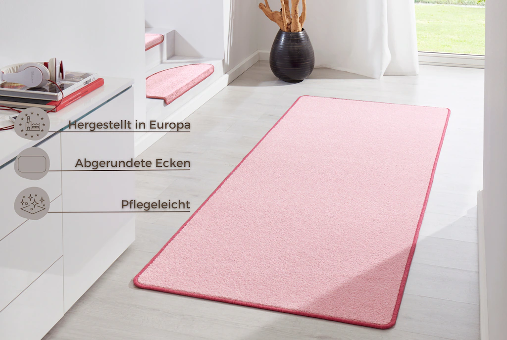 HANSE Home Teppich »Fancy«, rechteckig, Kurzflor, weich, uni, gekettelt, Wo günstig online kaufen